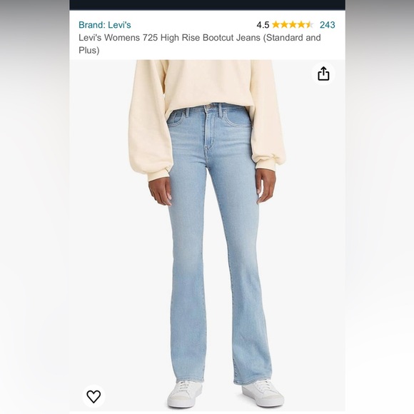 Levi’s 725 bootcut jeans - Picture 1 of 4